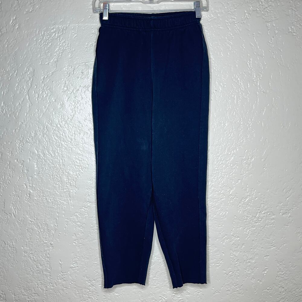 Out From Under Black Raw Hem Sweatpants Pull On Lounge Pants Womens XS